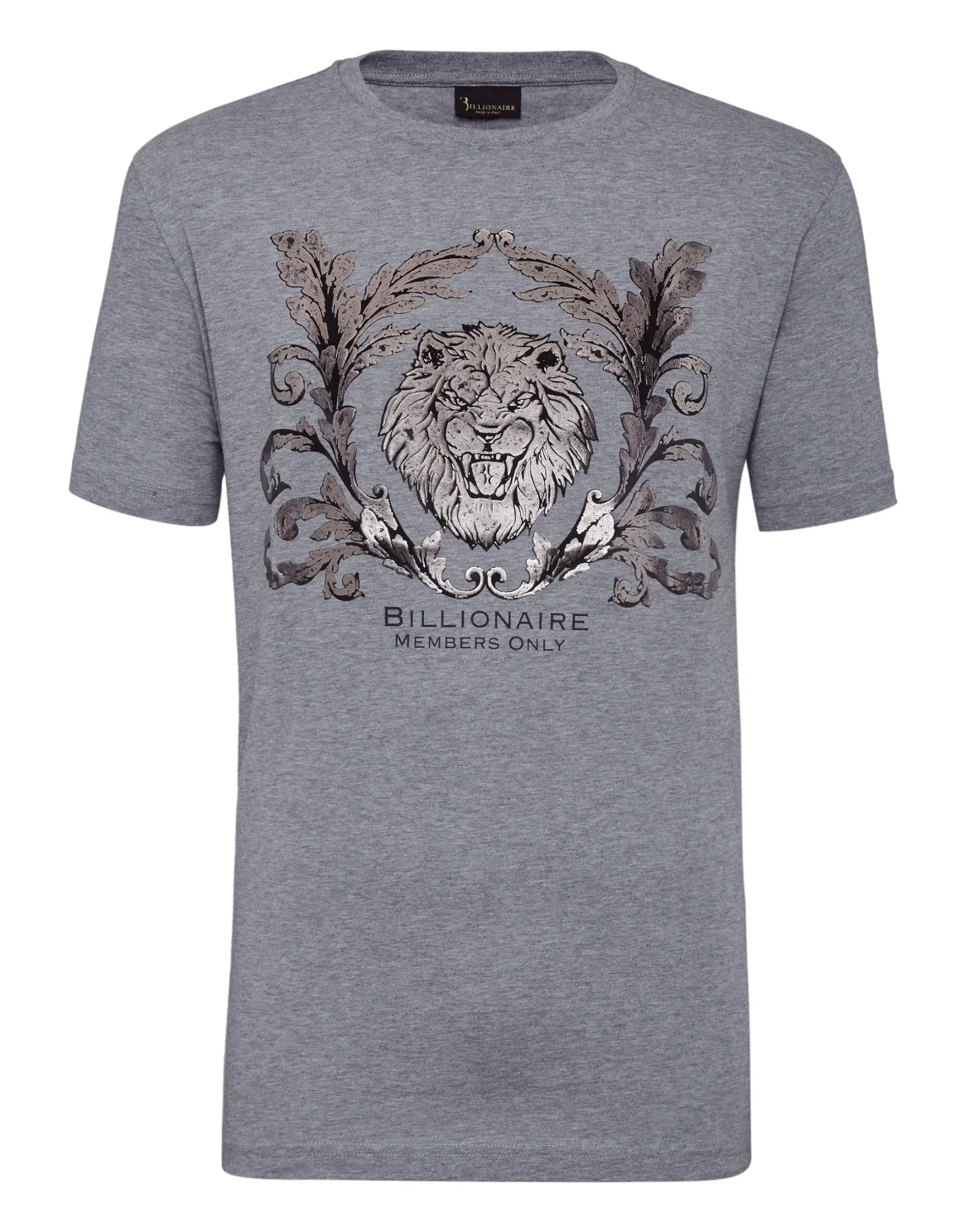 T-shirt Round Neck SS Lion, цвет: Серый