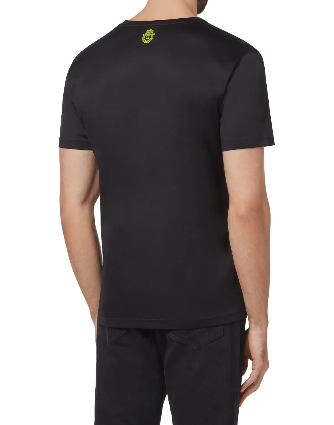 T-shirt V-Neck SS Crest, цвет: Черный