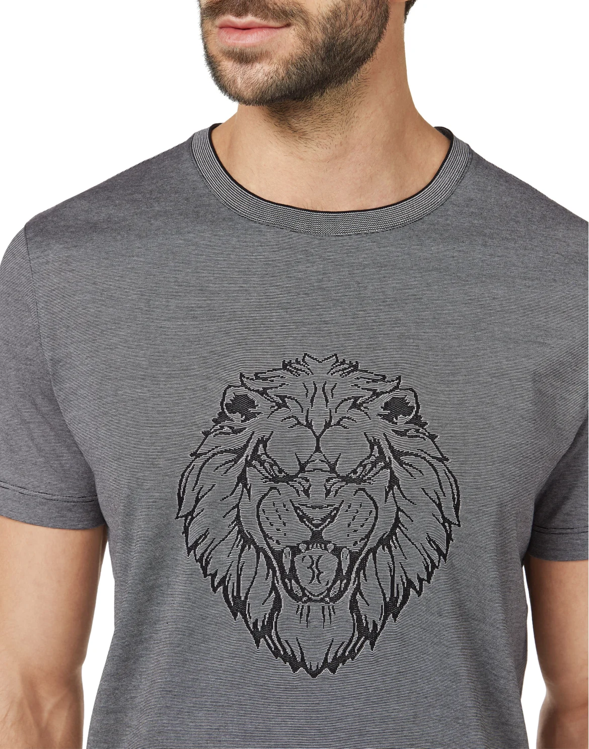 T-shirt Round Neck SS Lion, цвет: Белый
