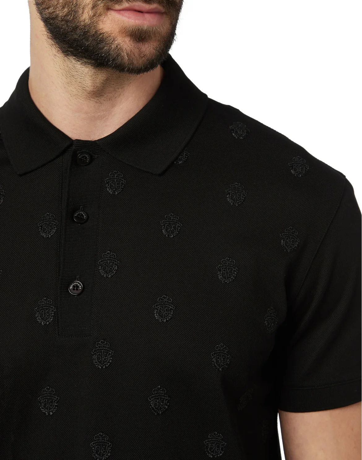 Polo shirt SS Crest, цвет: Черный