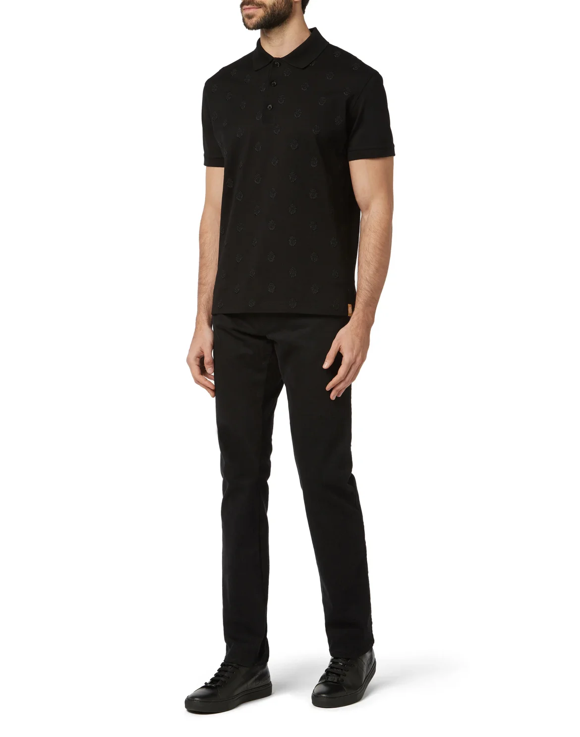 Polo shirt SS Crest, цвет: Черный