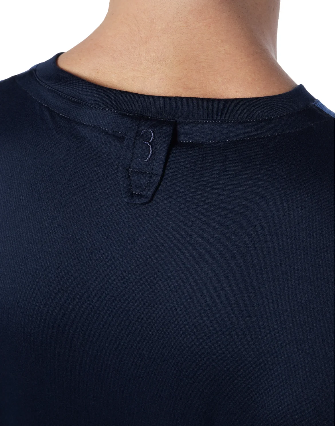 T-shirt V-Neck SS Crest, цвет: Синий