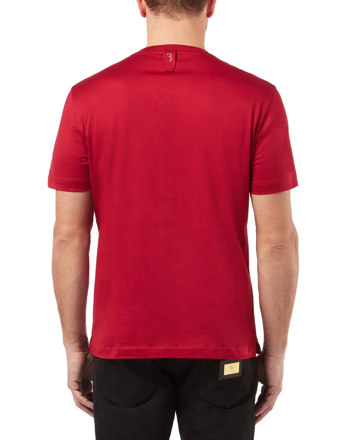 T-shirt V-Neck SS Members only, цвет: Красный