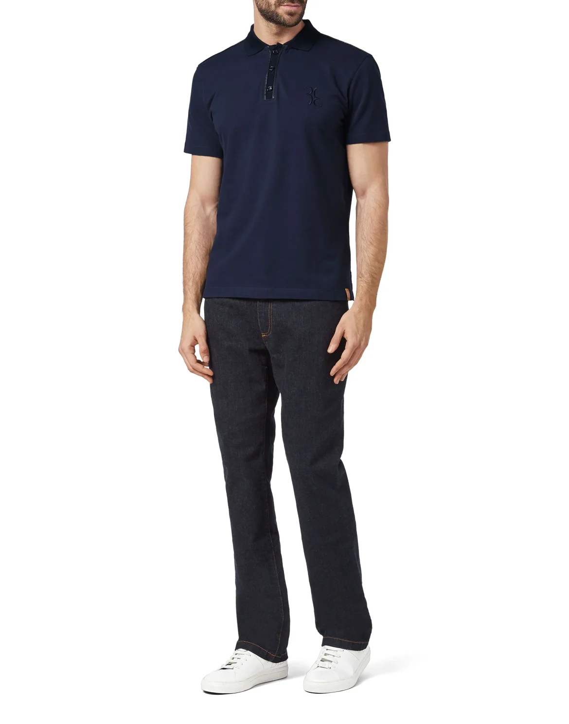 Polo shirt SS Double B, цвет: Синий