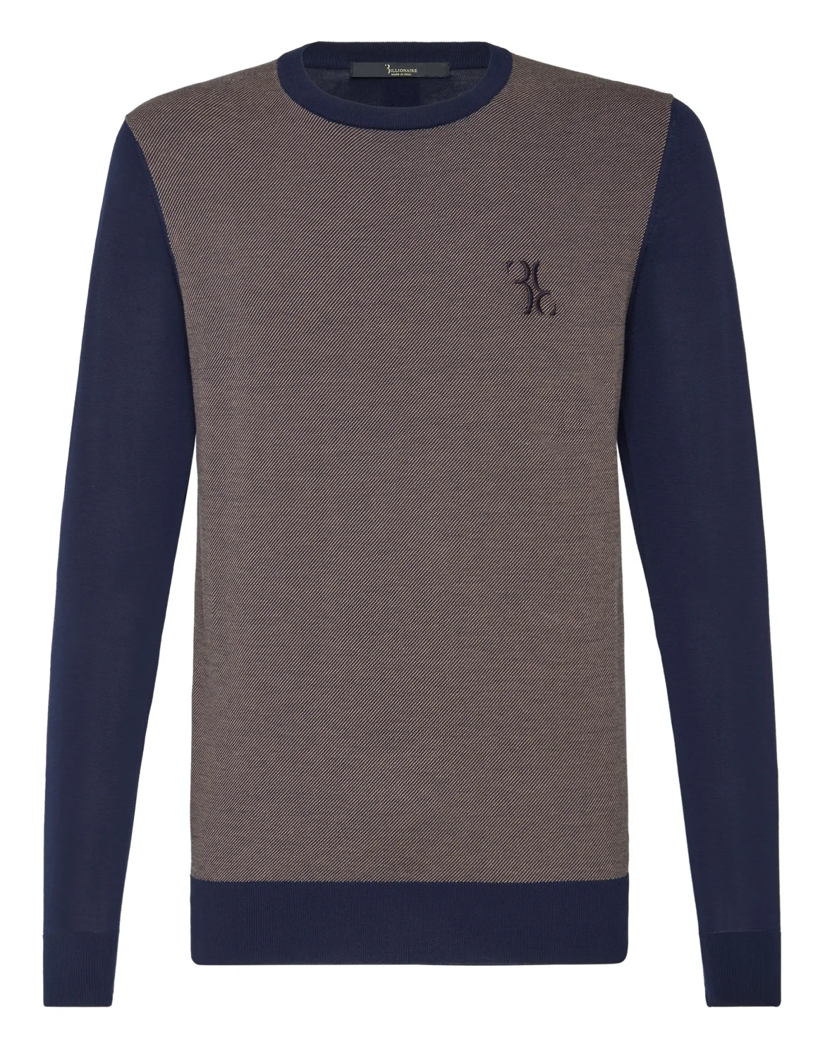 Pullover Round Neck LS Double B, цвет: Синий