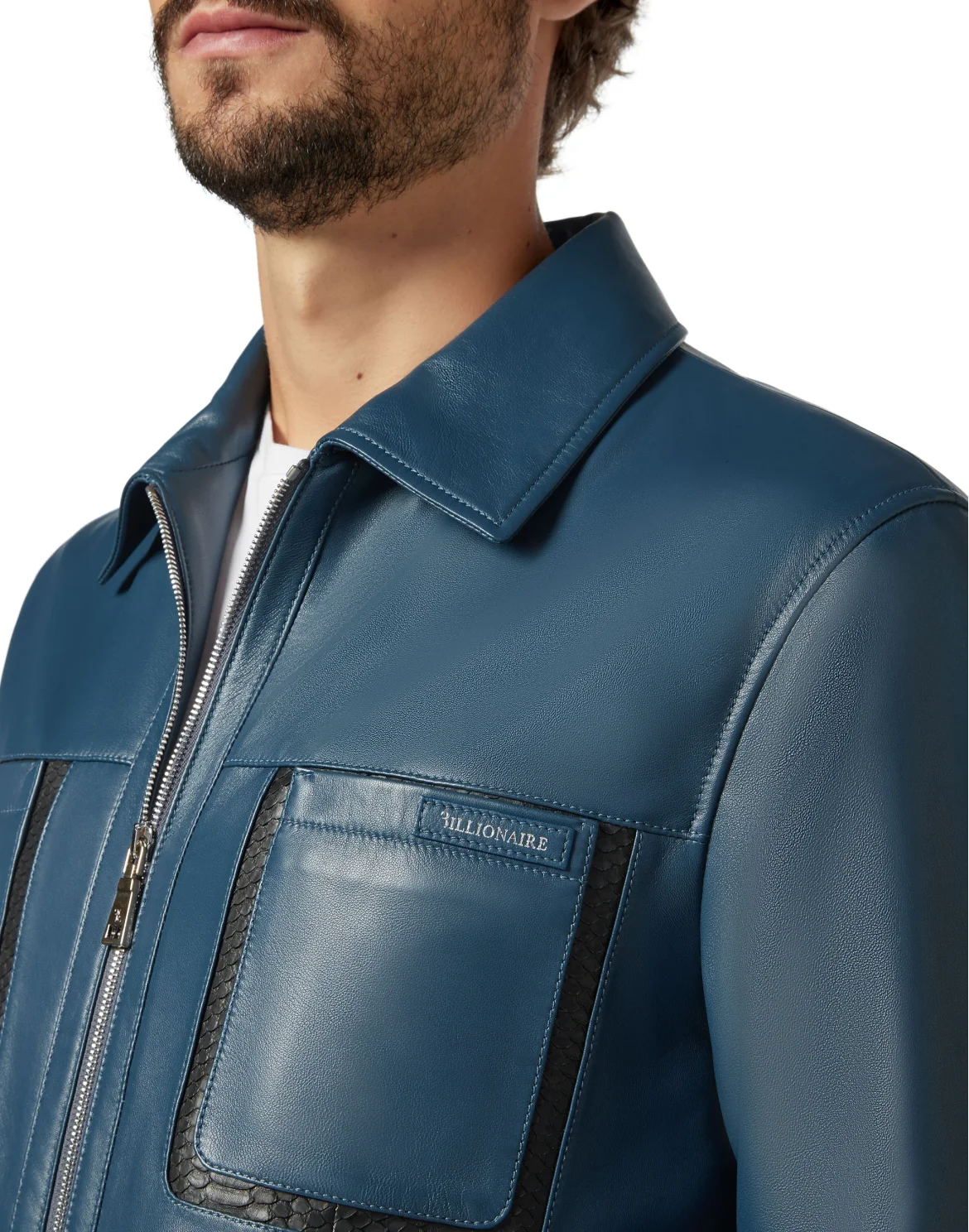 Leather Jacket Logos, цвет: Синий