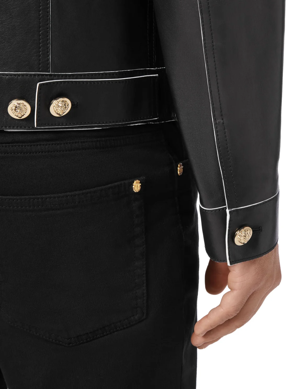 Leather Jacket Logos, цвет: Черный