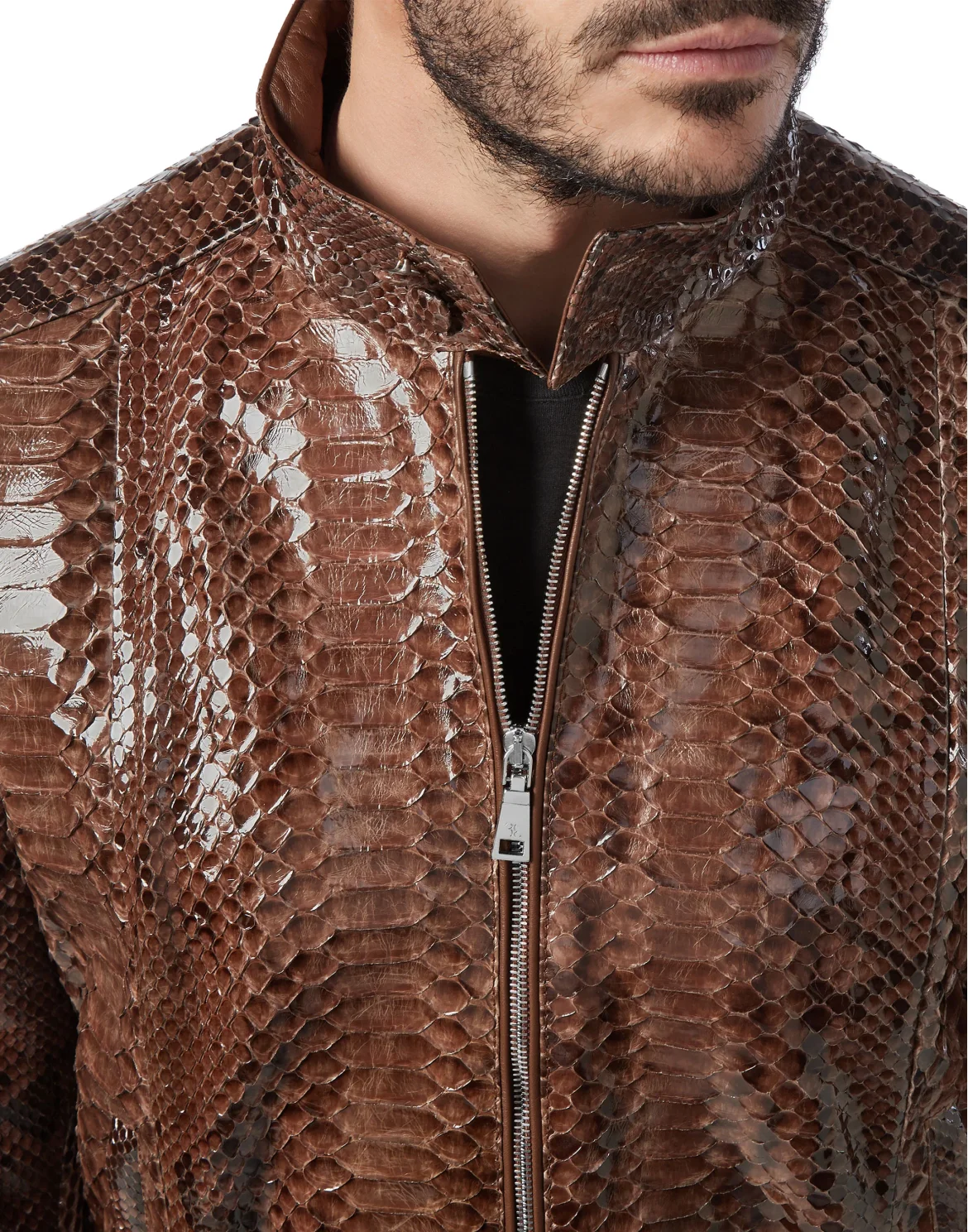 Leather Jacket Luxury, цвет: Коричневый