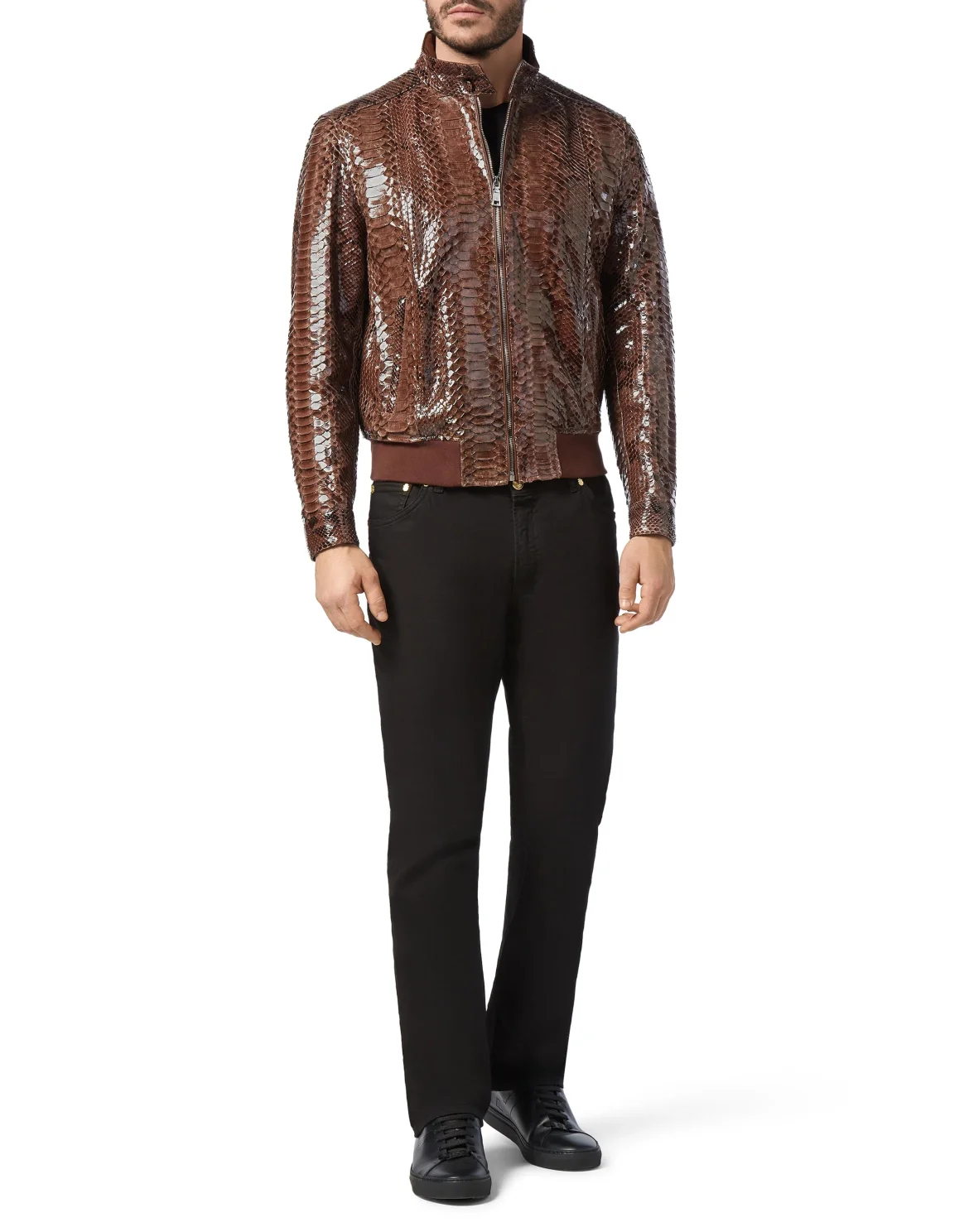 Leather Jacket Luxury, цвет: Коричневый