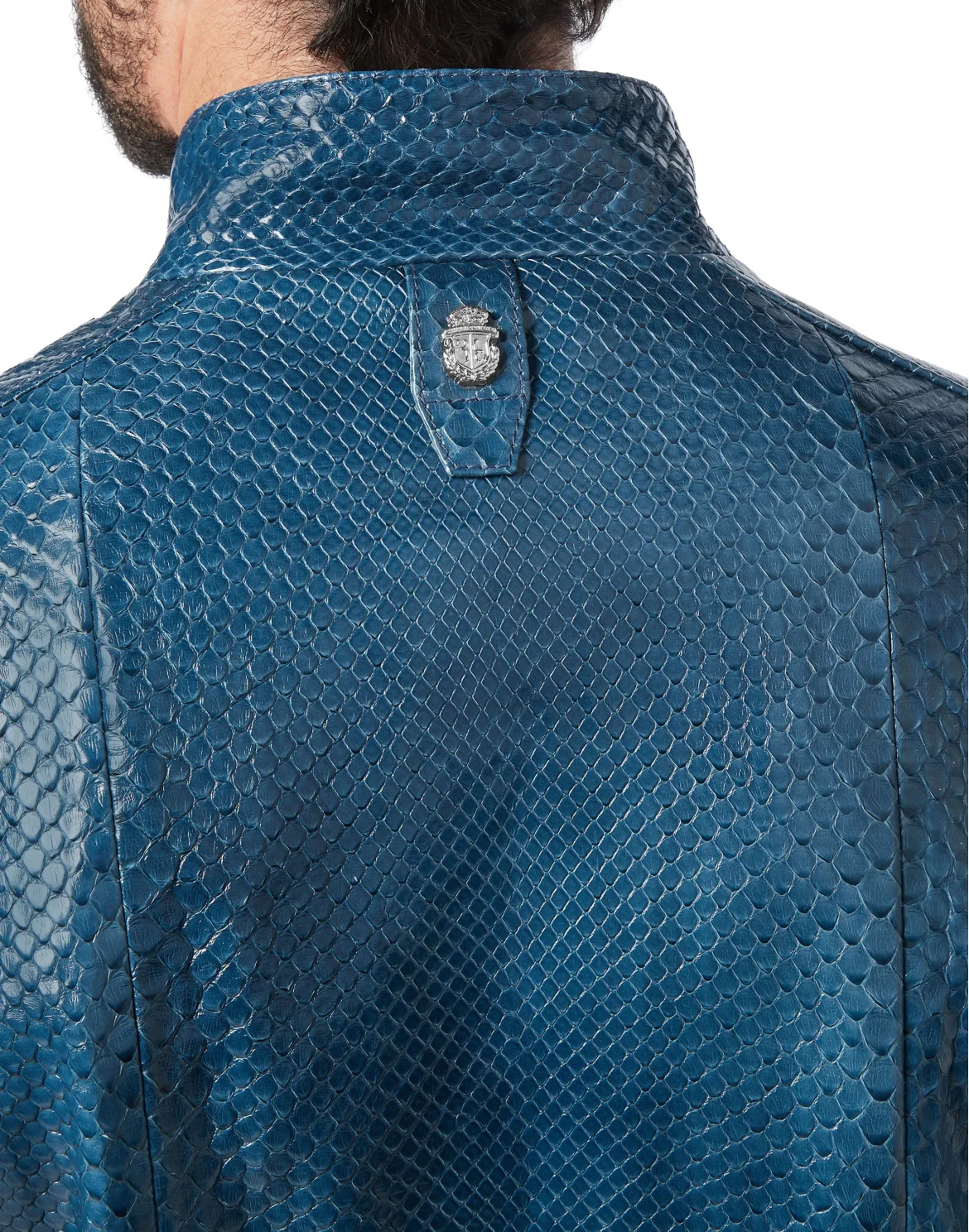 Leather Jacket Luxury, цвет: Синий
