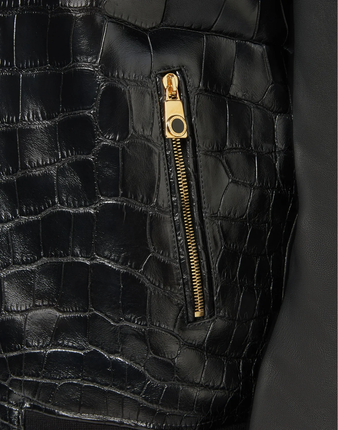 Leather Bomber Luxury, цвет: Черный