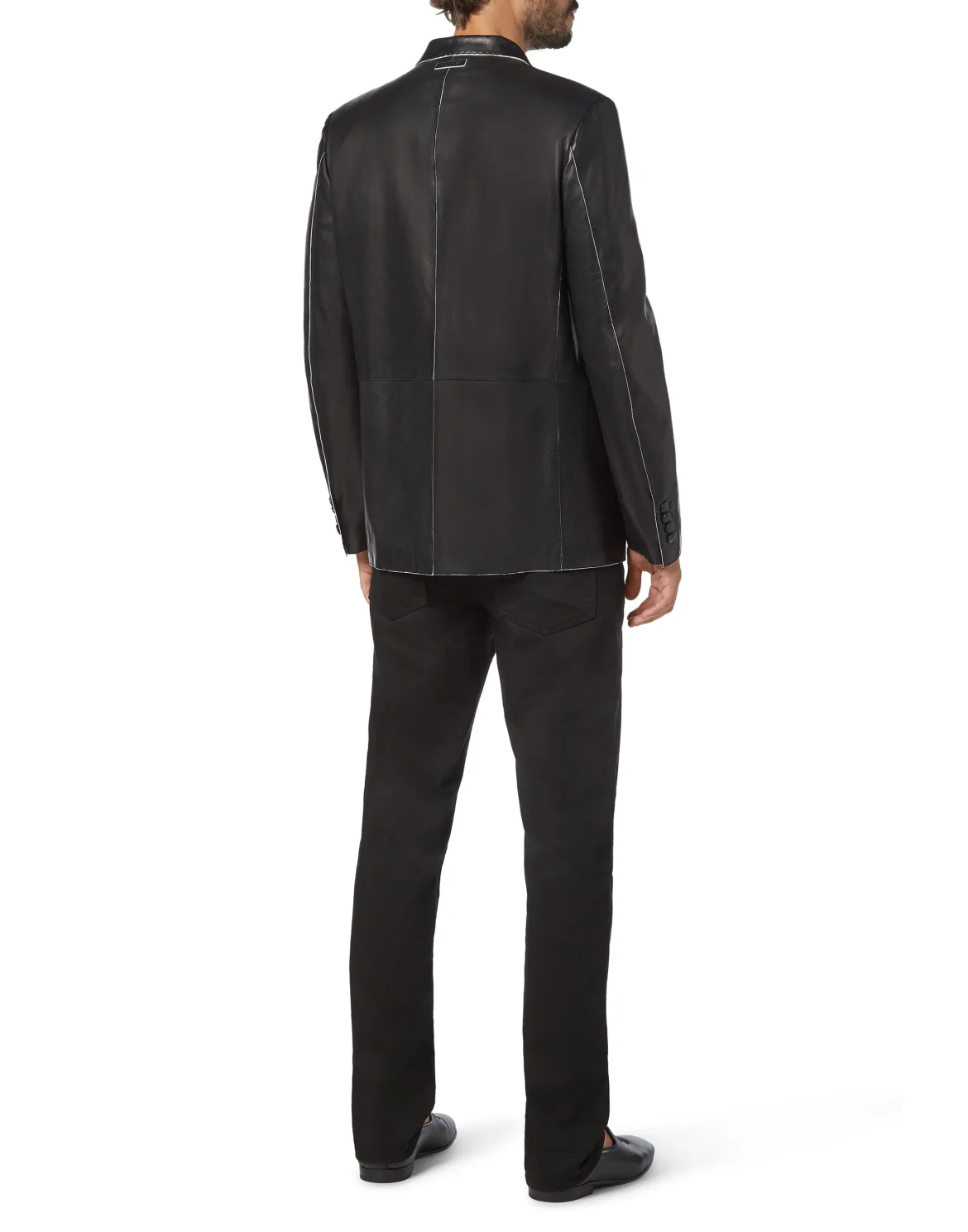 Leather Blazer Elegant, цвет: Черный