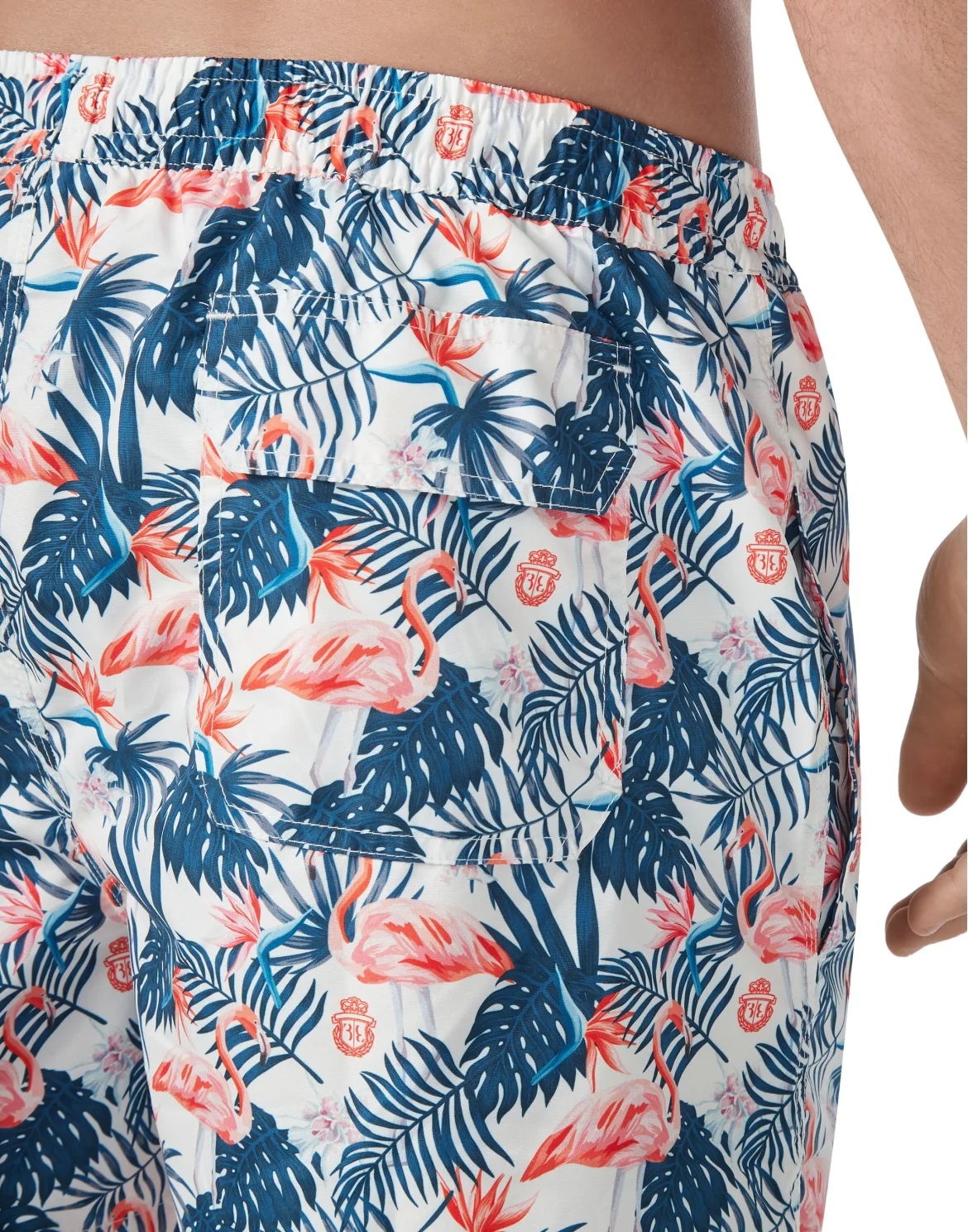 Beachwear Short Trousers Palms, цвет: Белый