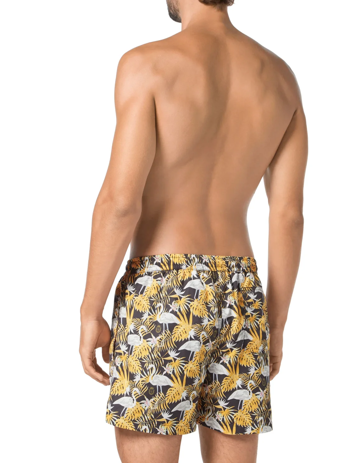Beachwear Short Trousers Palms, цвет: Черный