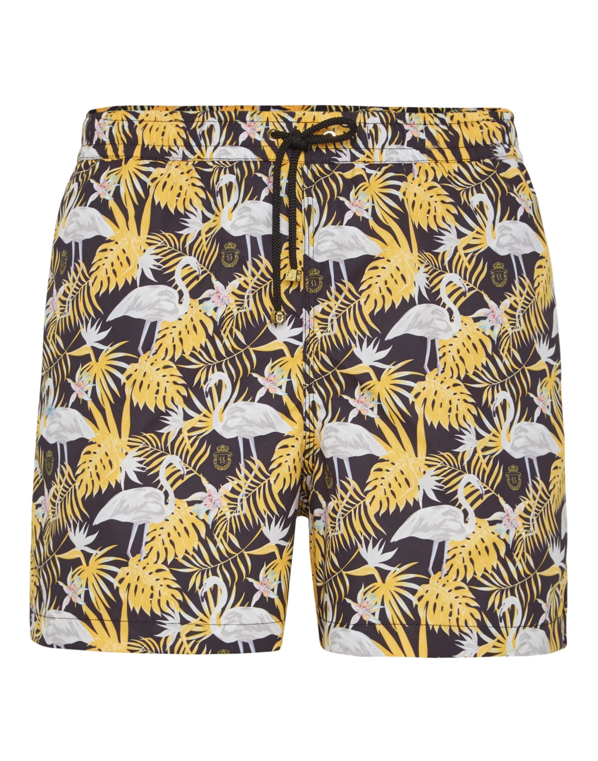 Beachwear Short Trousers Palms, цвет: Черный