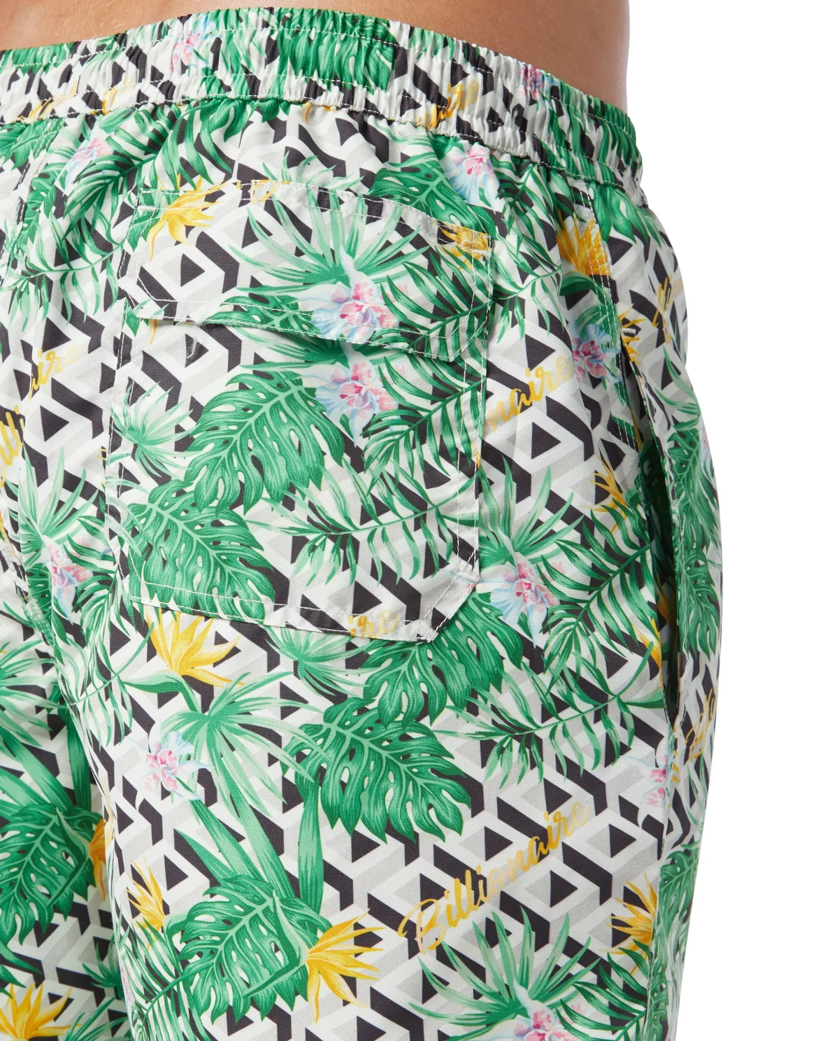 Beachwear Long Trousers Palms, цвет: Белый