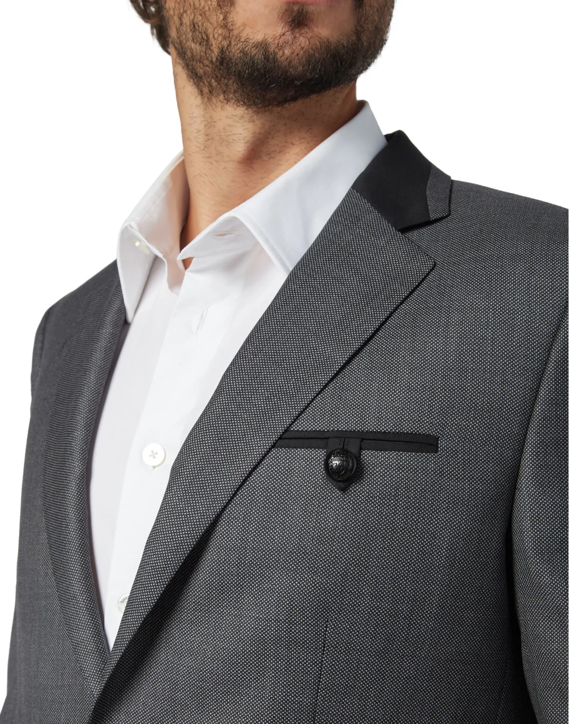 Blazer Tailored Fit Crest, цвет: Черный