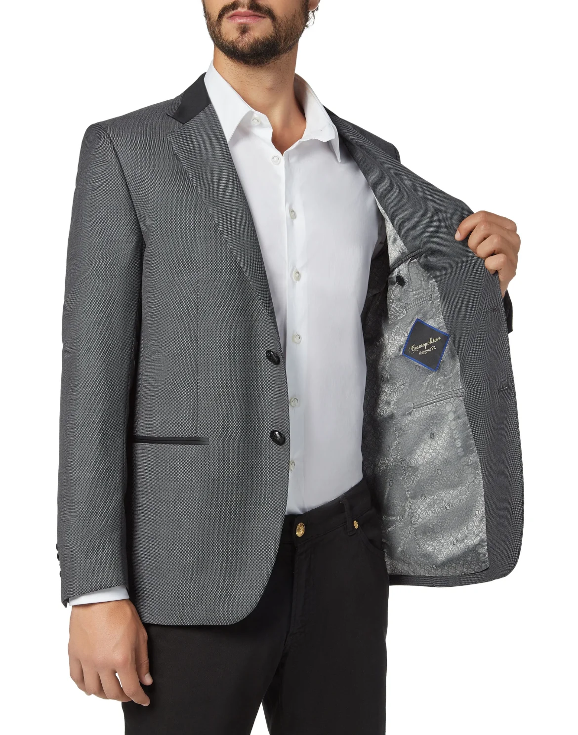 Blazer Tailored Fit Crest, цвет: Черный
