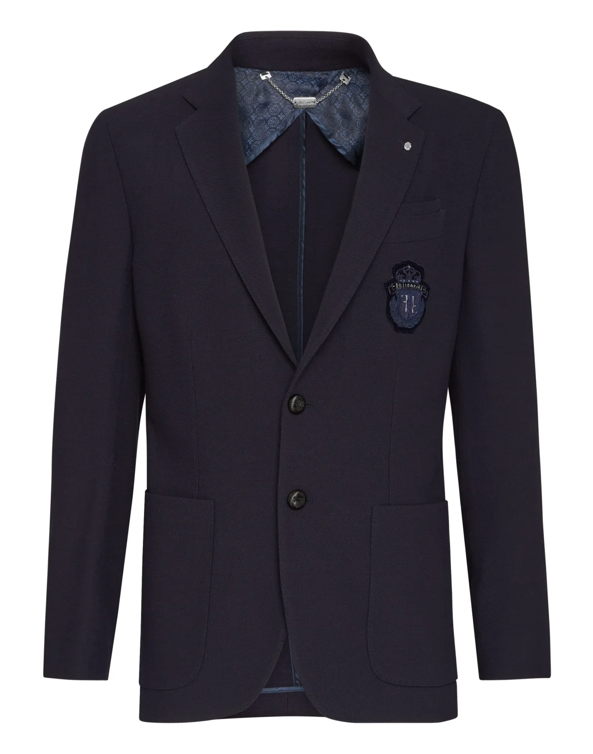 Blazer Super Slim Fit Crest, цвет: Синий
