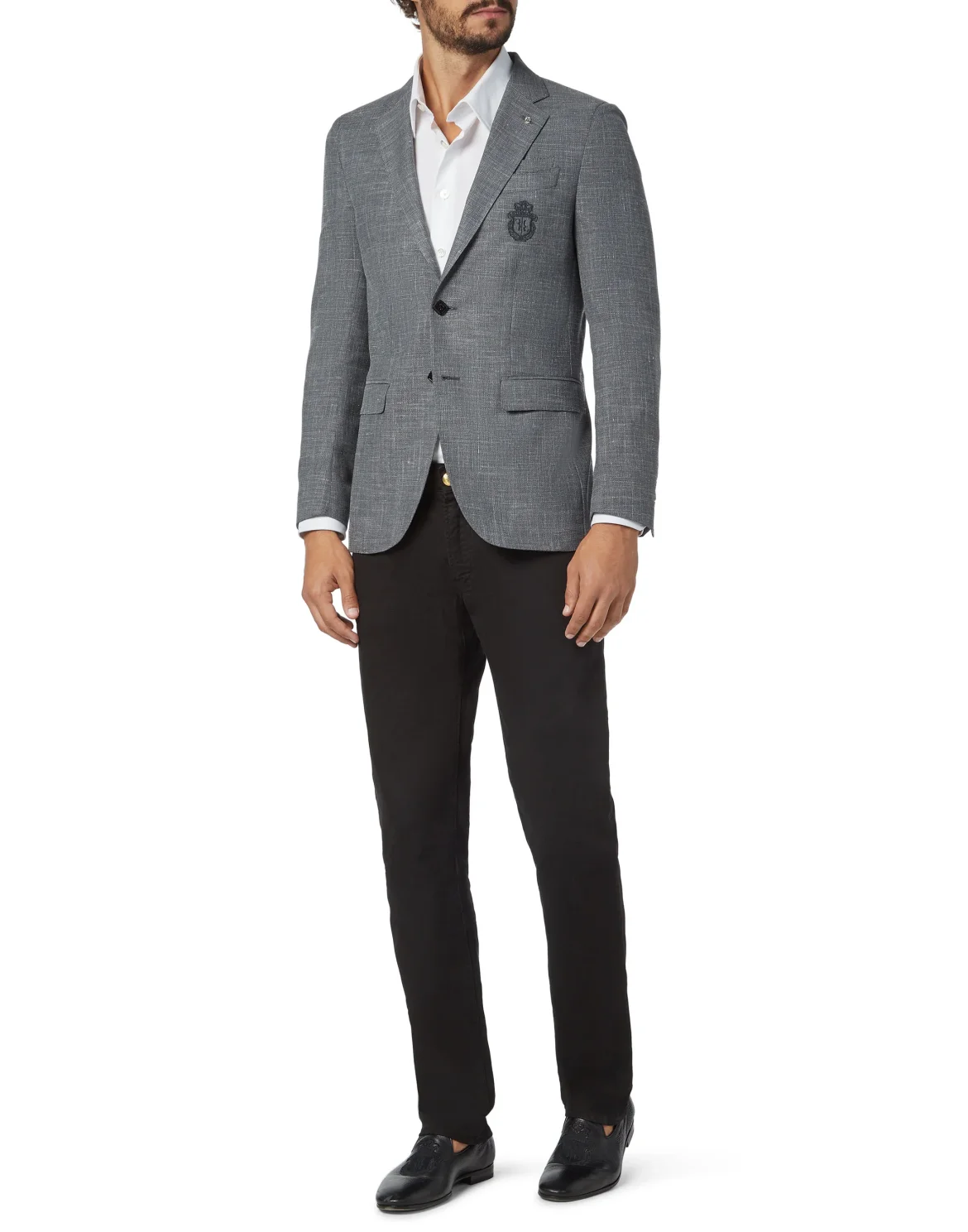 Blazer Super Slim Fit Crest, цвет: Черный