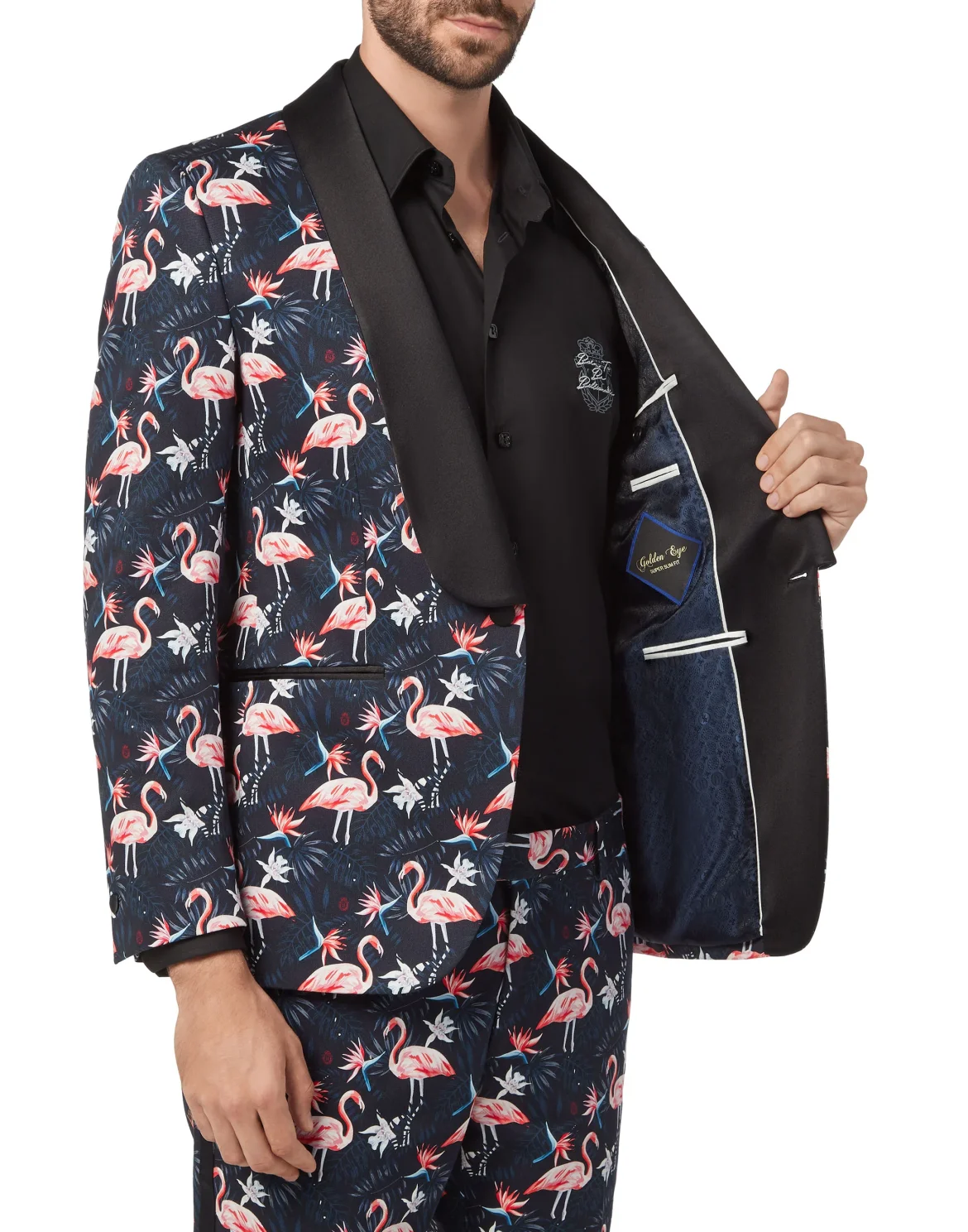 Blazer Super Slim Fit Palms, цвет: Синий