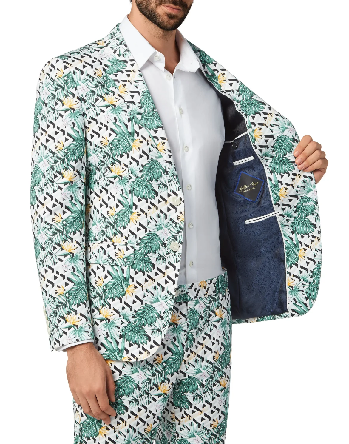 Blazer Super Slim Fit, цвет: Белый