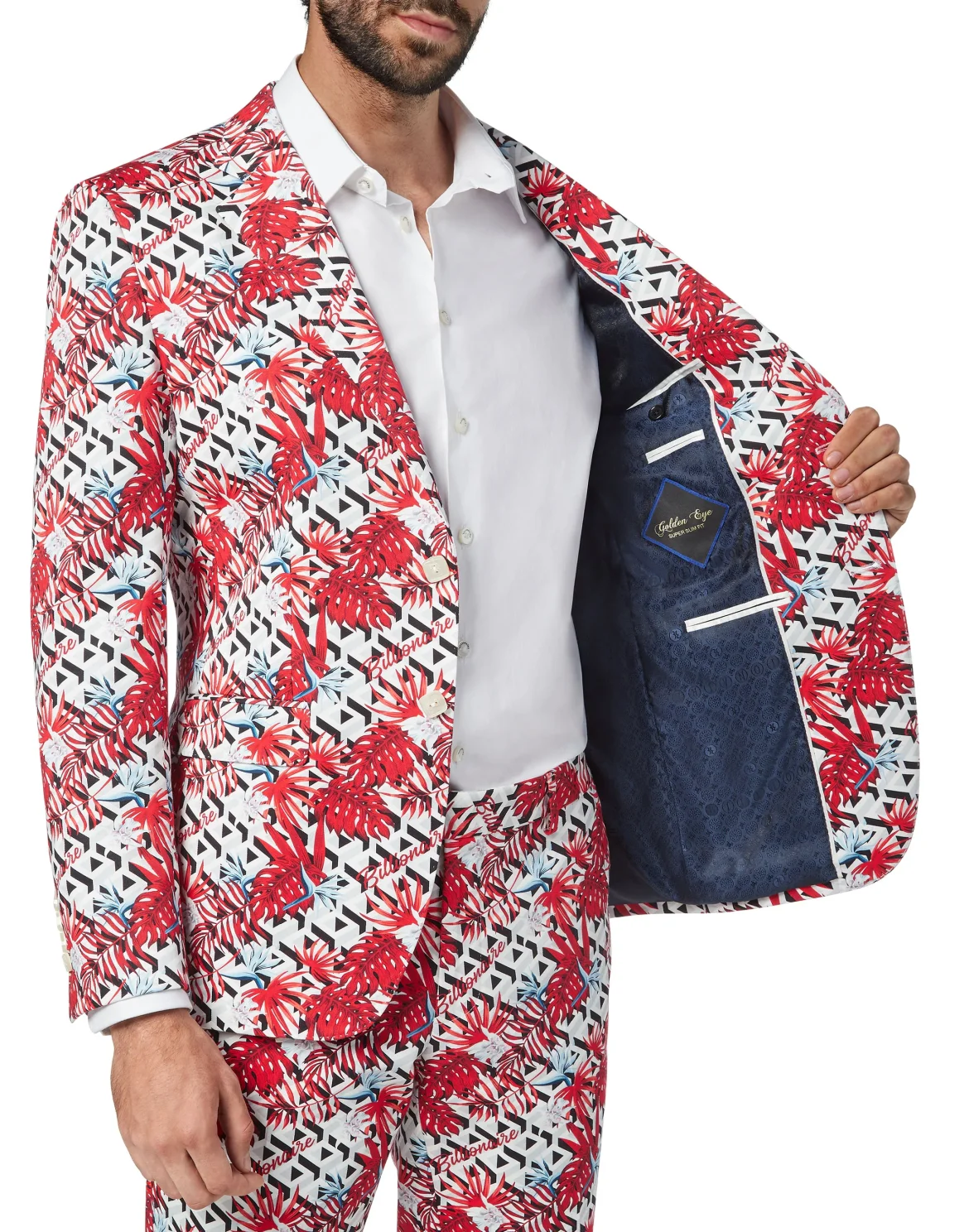 Blazer Super Slim Fit, цвет: Белый