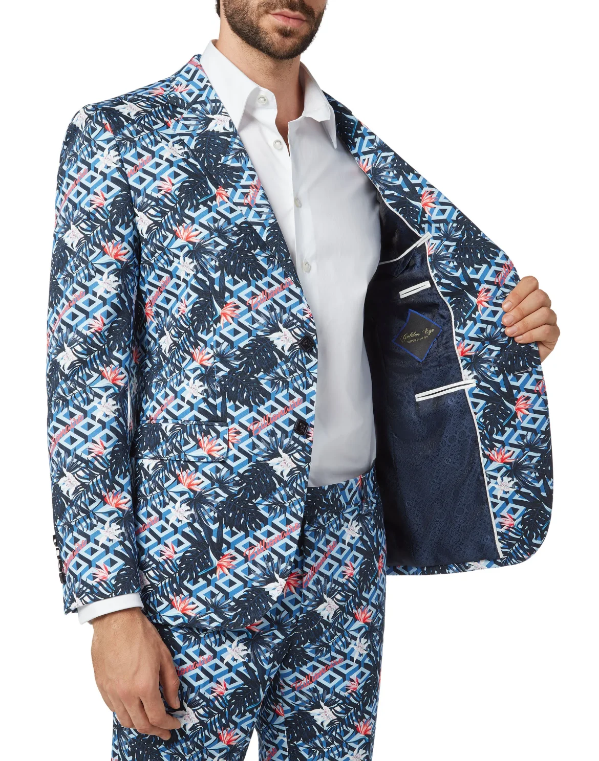 Blazer Super Slim Fit, цвет: Синий
