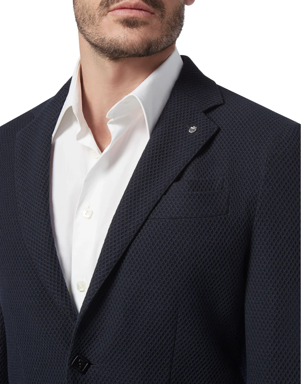Blazer Tailored Fit Elegant, цвет: Синий