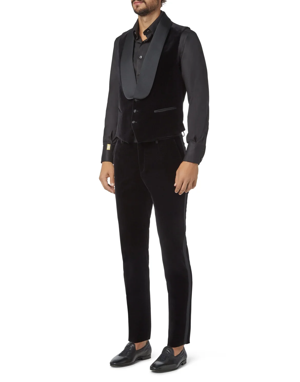 Gilet Slim Fit Elegant, цвет: Черный