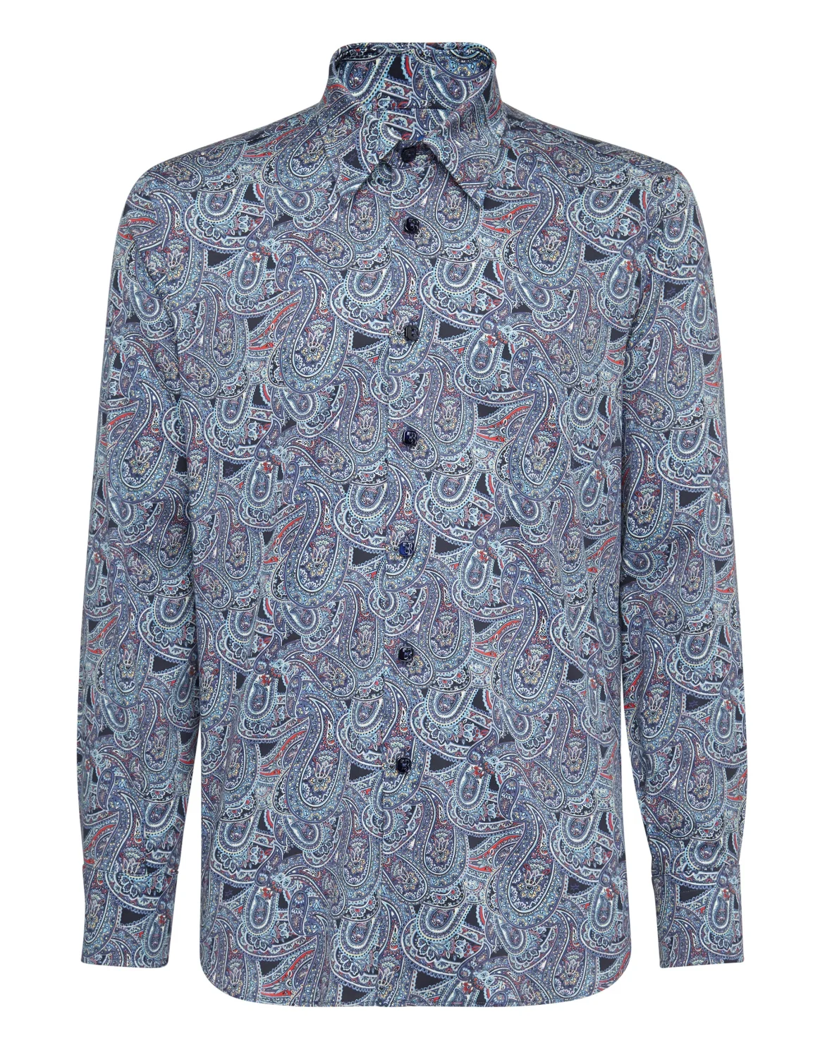 Shirt Gold Cut LS/Milano Paisley, цвет: Черный