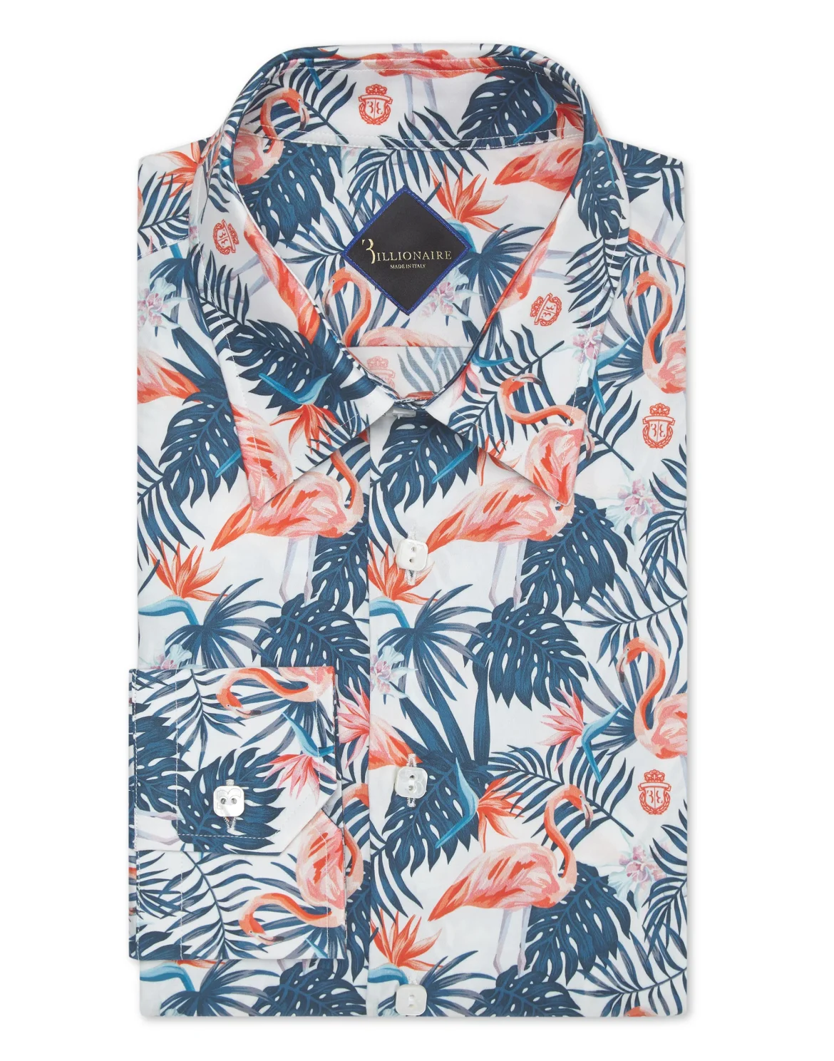 Shirt Silver Cut LS/Milano Palms, цвет: Белый