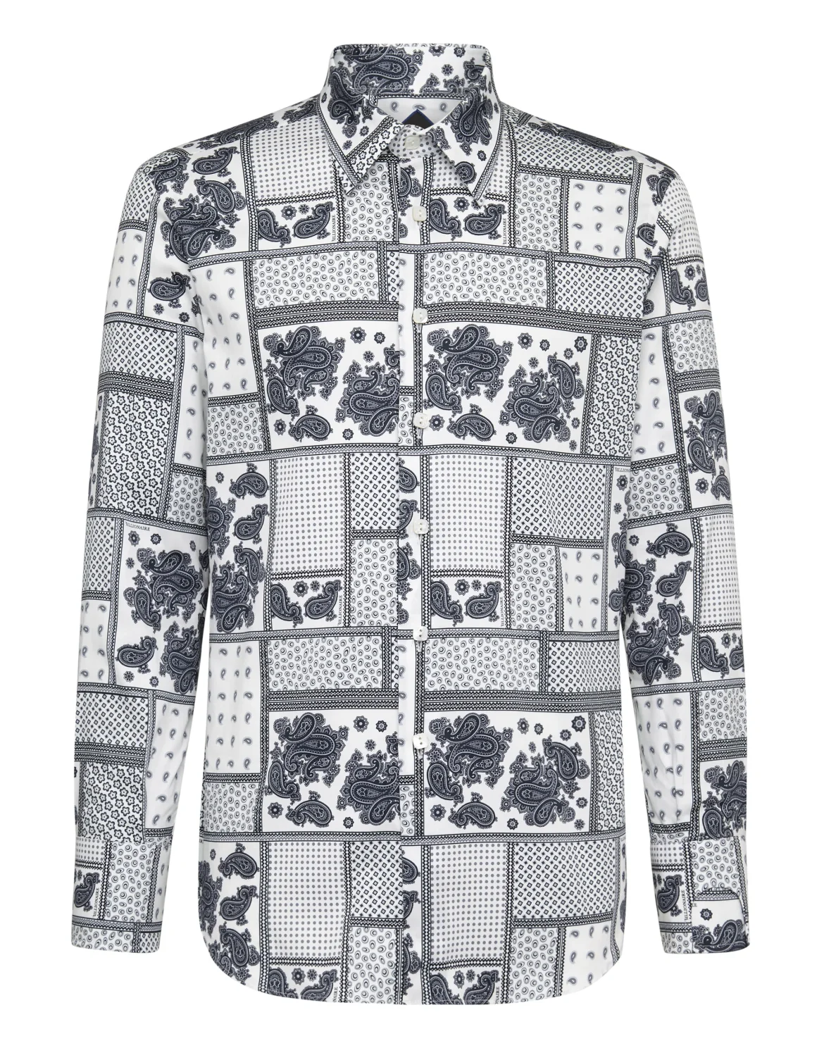 Shirt Silver Cut LS/Milano Paisley, цвет: Белый