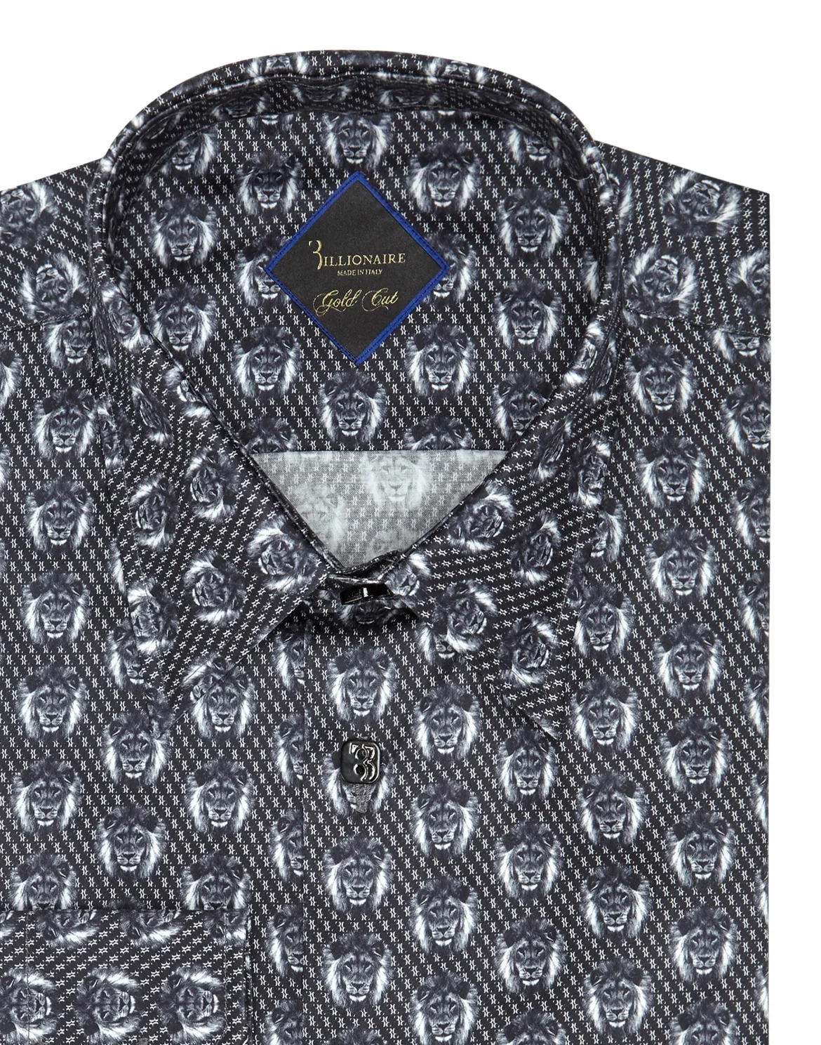 Shirt Gold Cut LS/Milano Lion, цвет: Черный