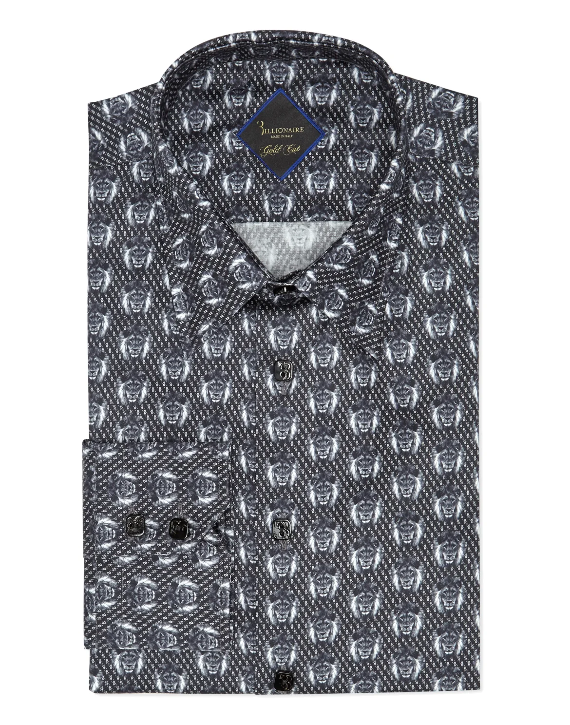 Shirt Gold Cut LS/Milano Lion, цвет: Черный
