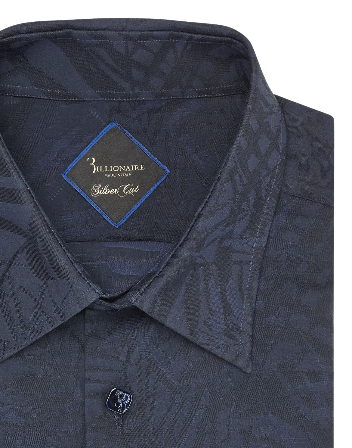 Shirt Silver Cut LS Palms, цвет: Синий