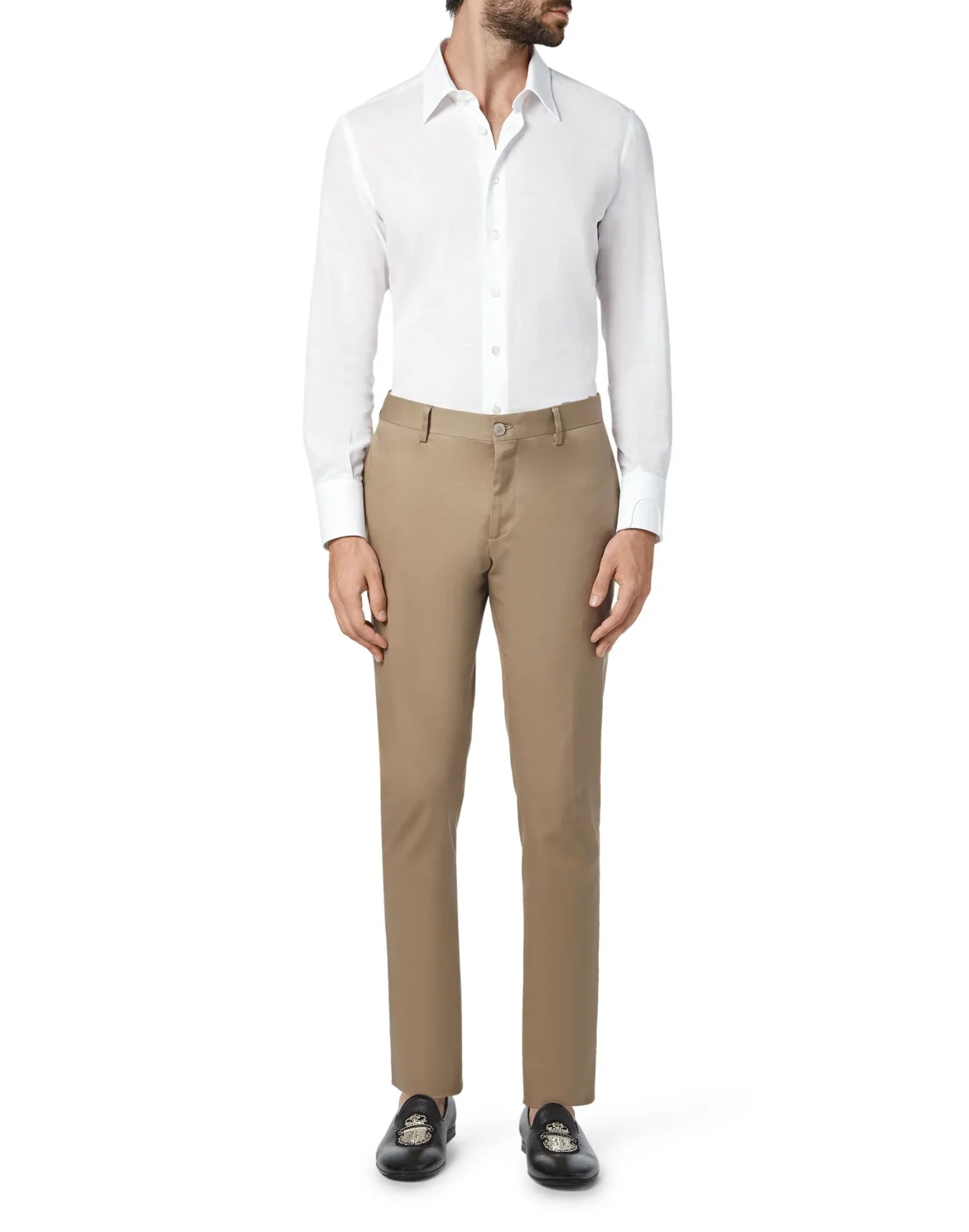 Slim Trousers Logos, цвет: Коричневый