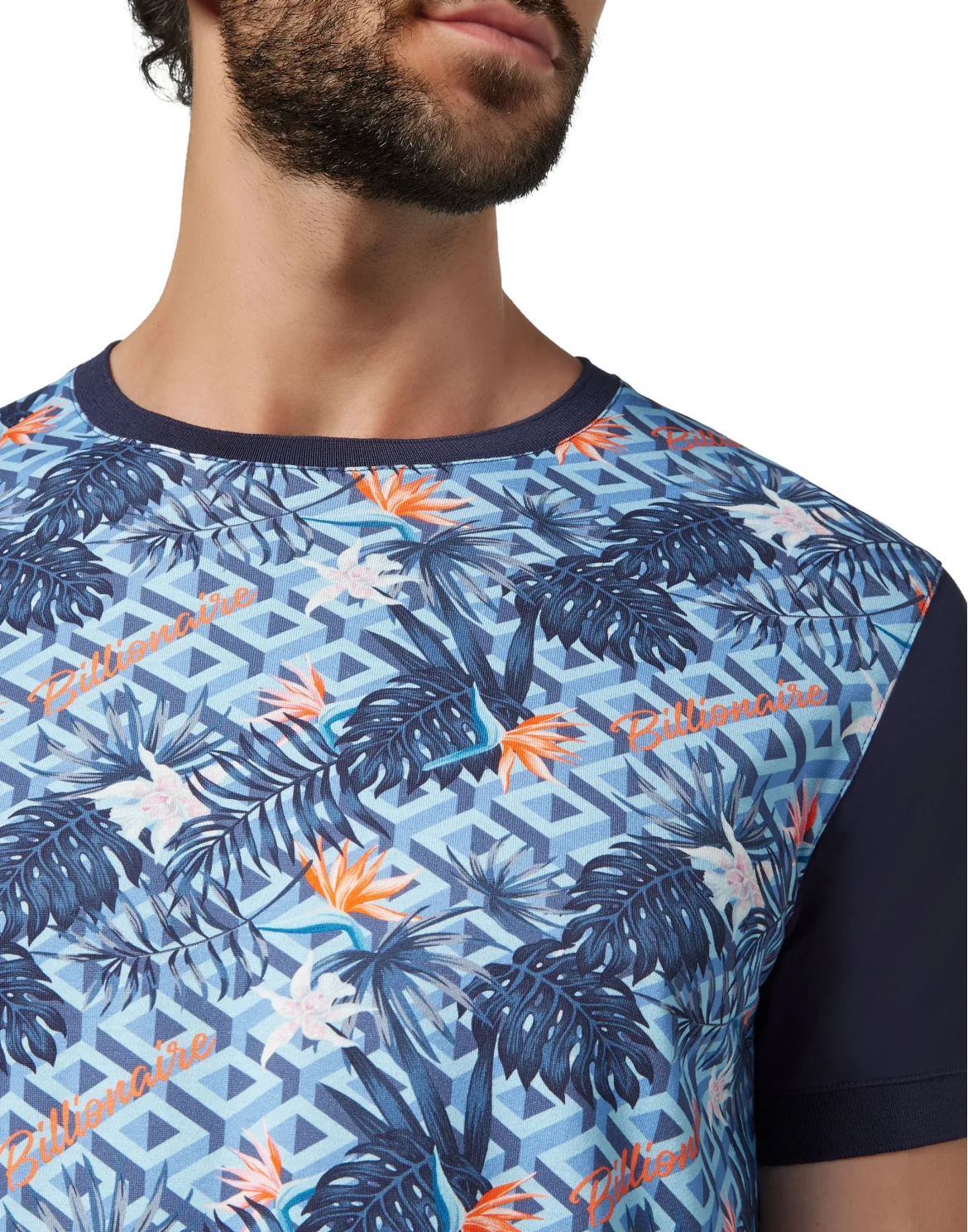T-shirt Round Neck SS Palms, цвет: Белый