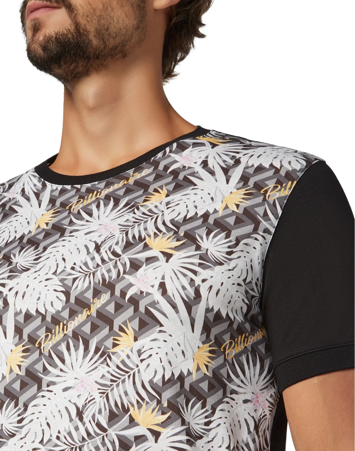 T-shirt Round Neck SS Palms, цвет: Белый