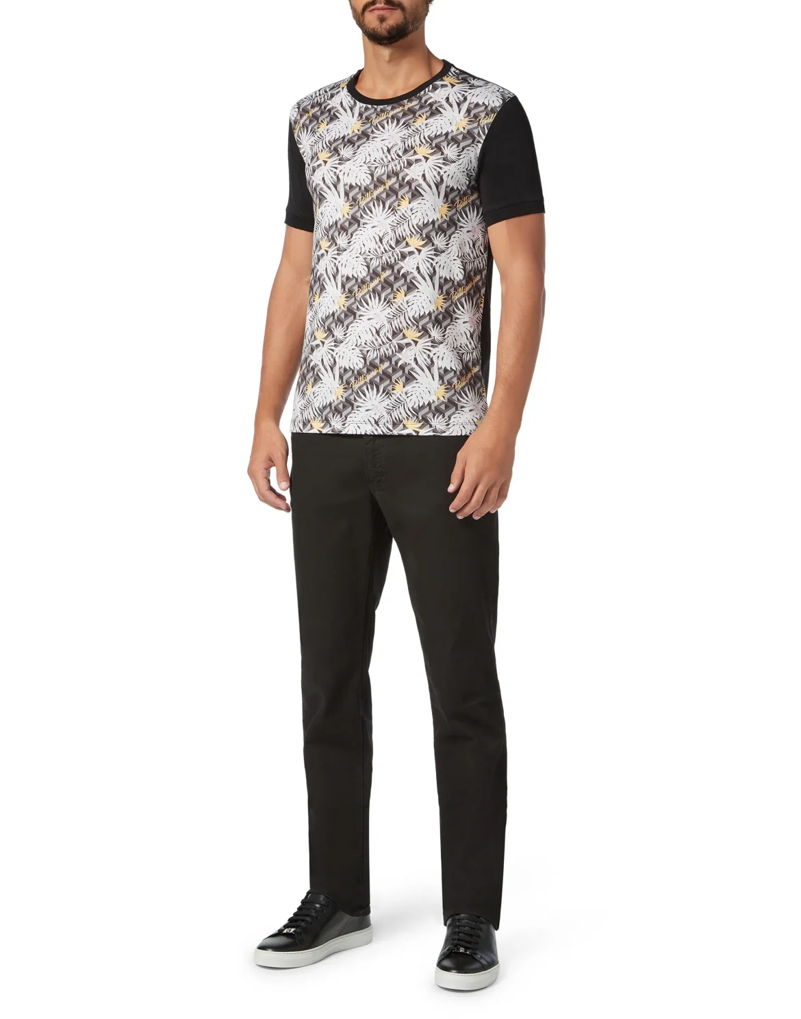 T-shirt Round Neck SS Palms, цвет: Белый