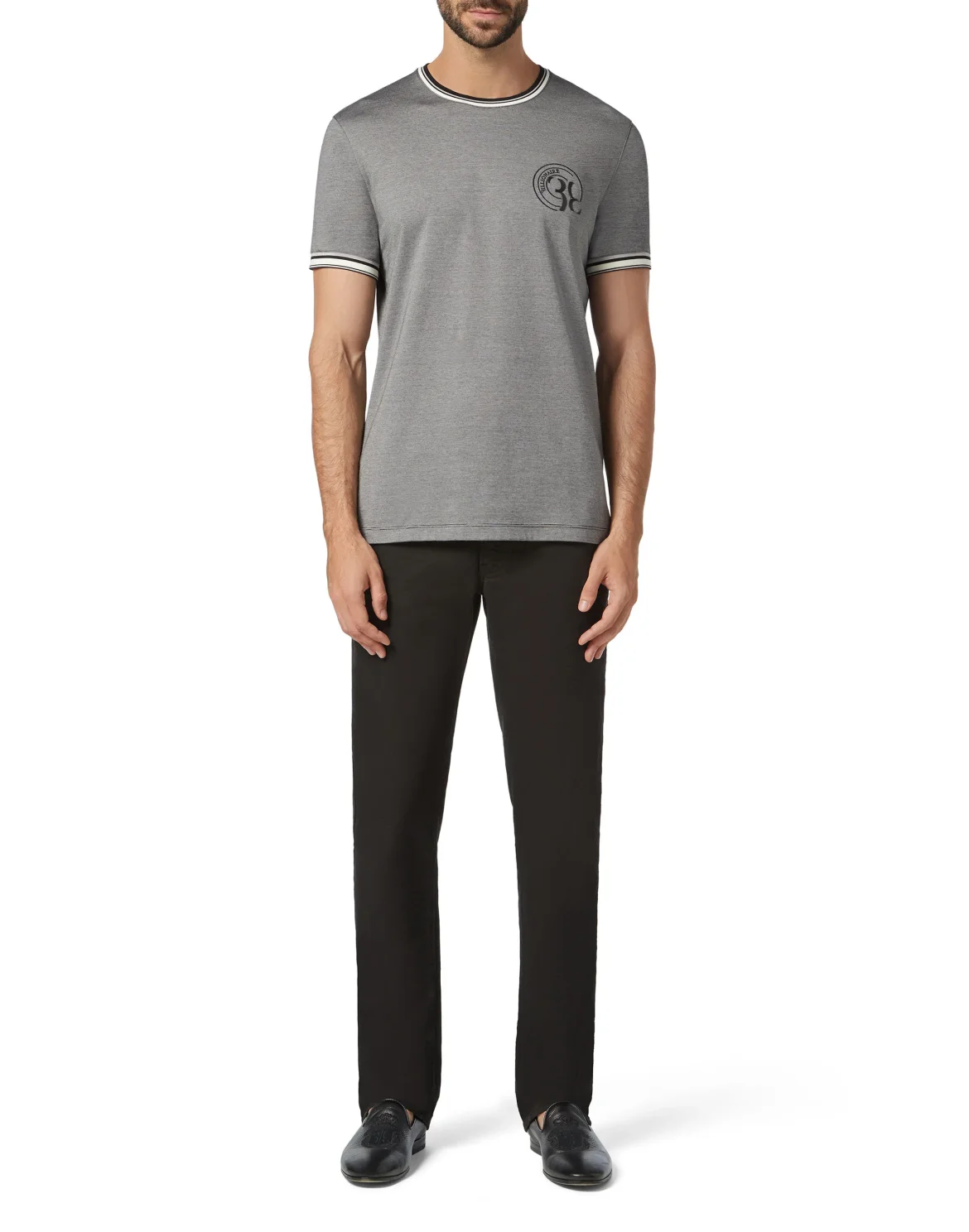 T-shirt Round Neck SS Double B, цвет: Черный