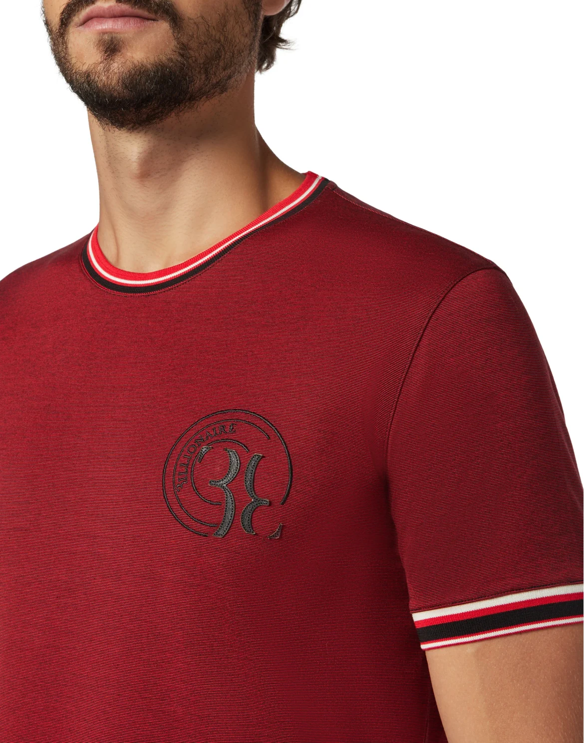 T-shirt Round Neck SS Double B, цвет: Красный