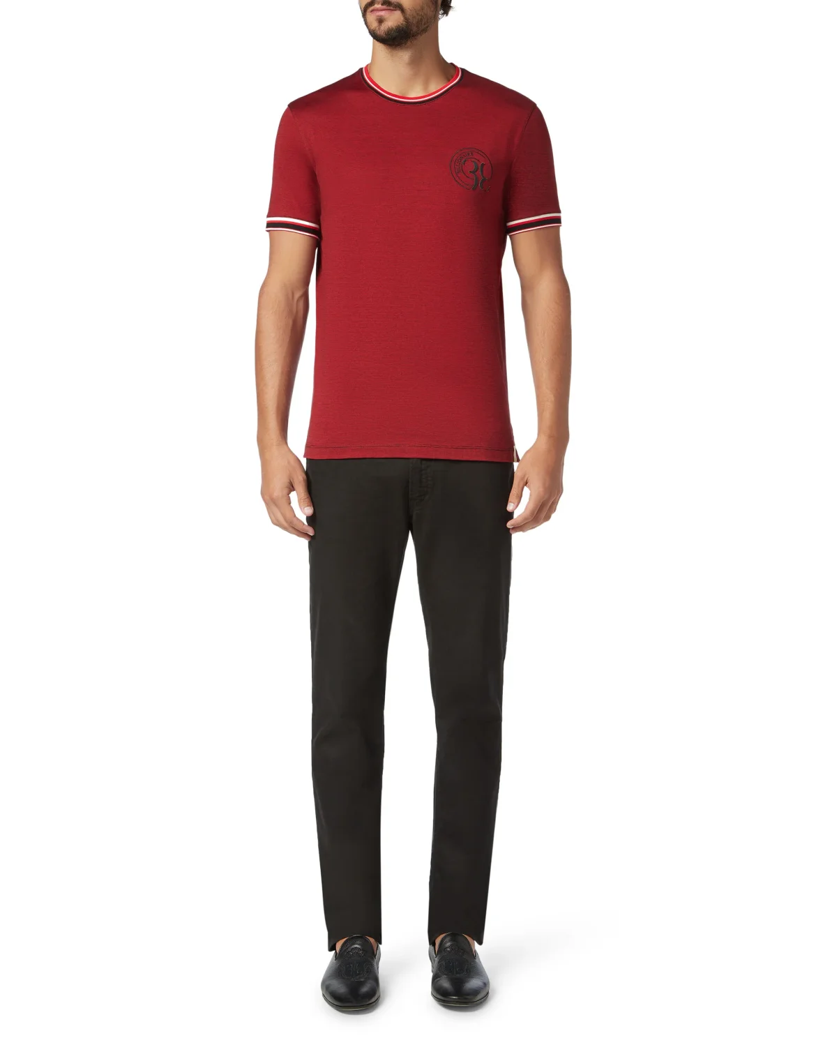 T-shirt Round Neck SS Double B, цвет: Красный