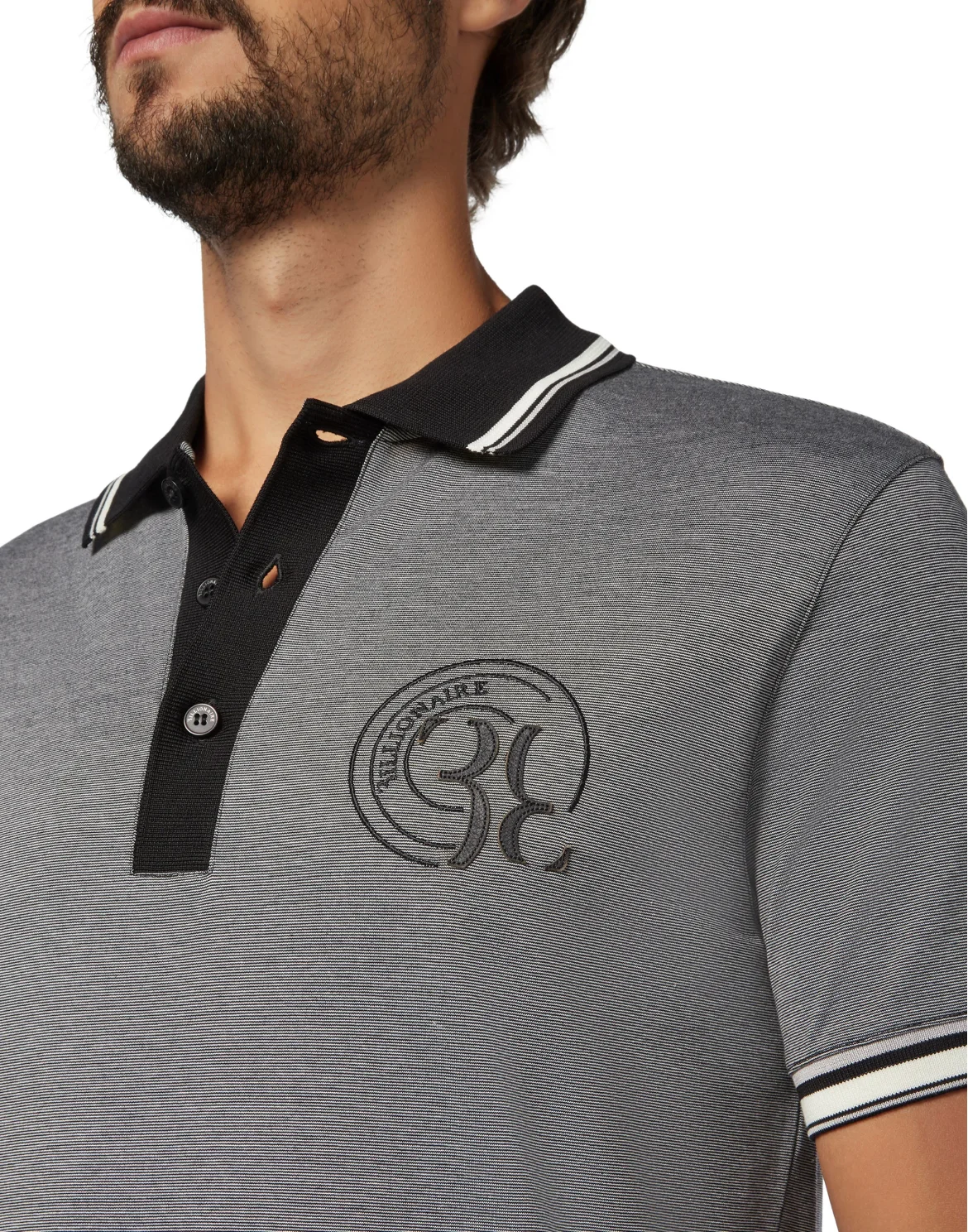 Polo shirt SS Double B, цвет: Черный