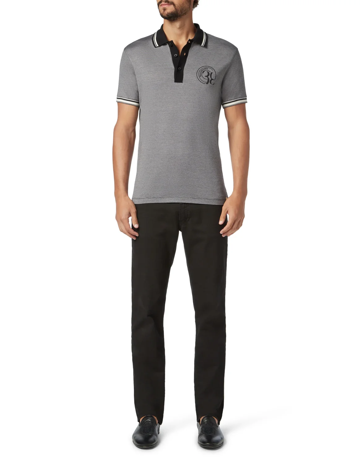 Polo shirt SS Double B, цвет: Черный