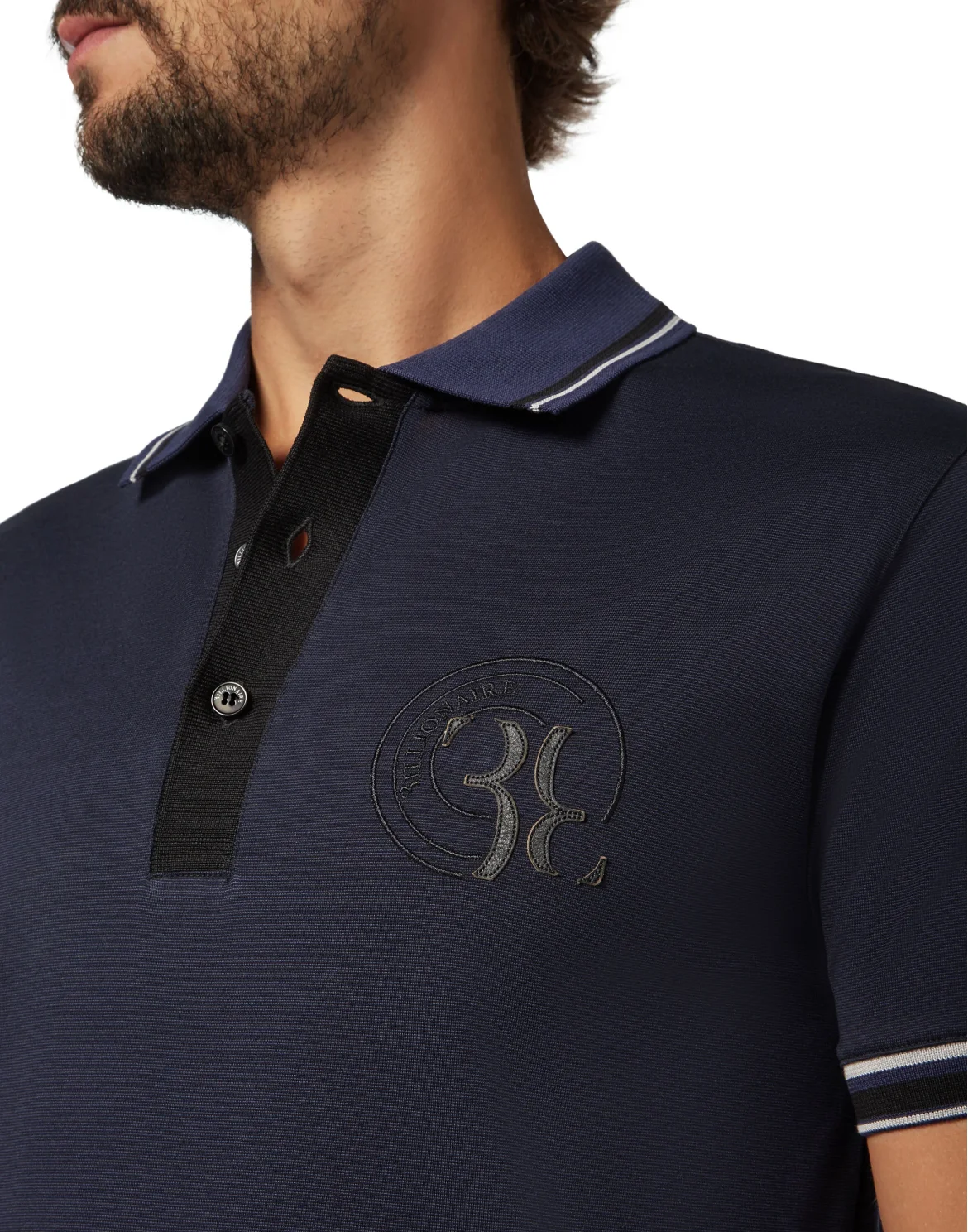 Polo shirt SS Double B, цвет: Синий
