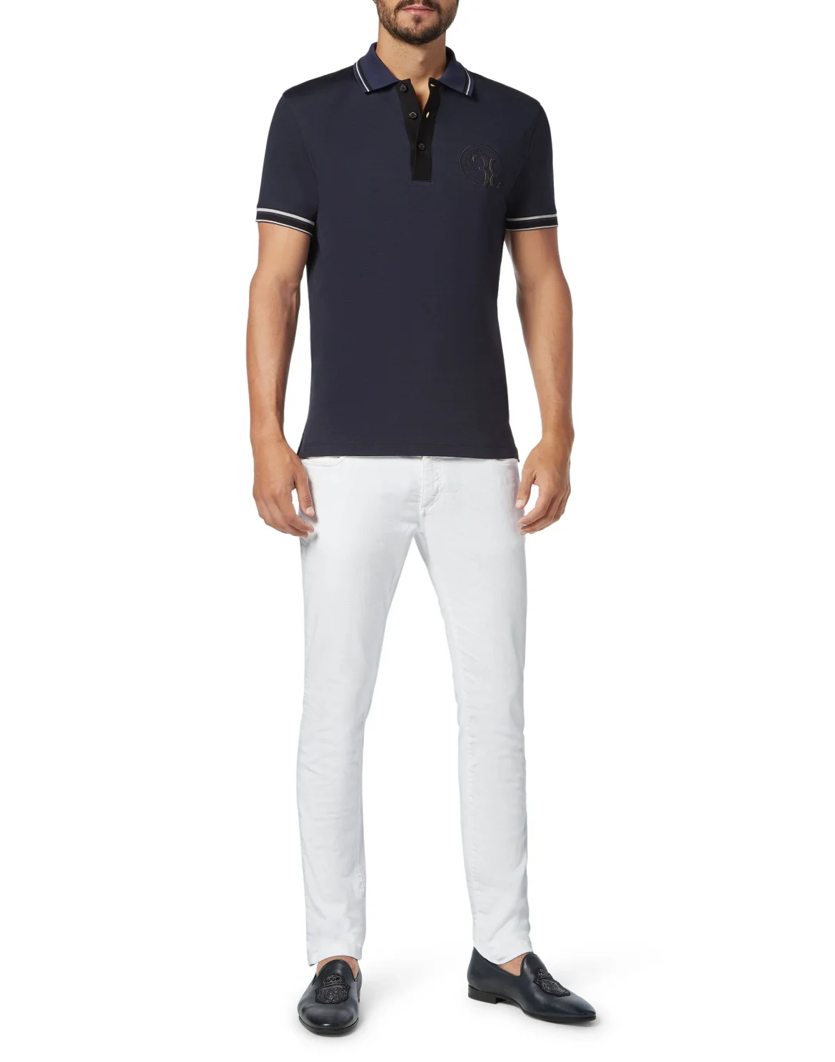 Polo shirt SS Double B, цвет: Синий