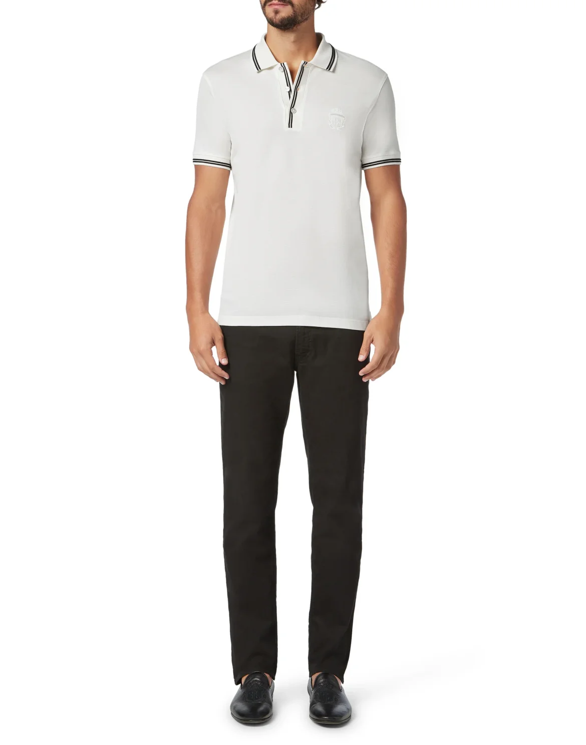 Polo shirt SS Crest, цвет: Белый