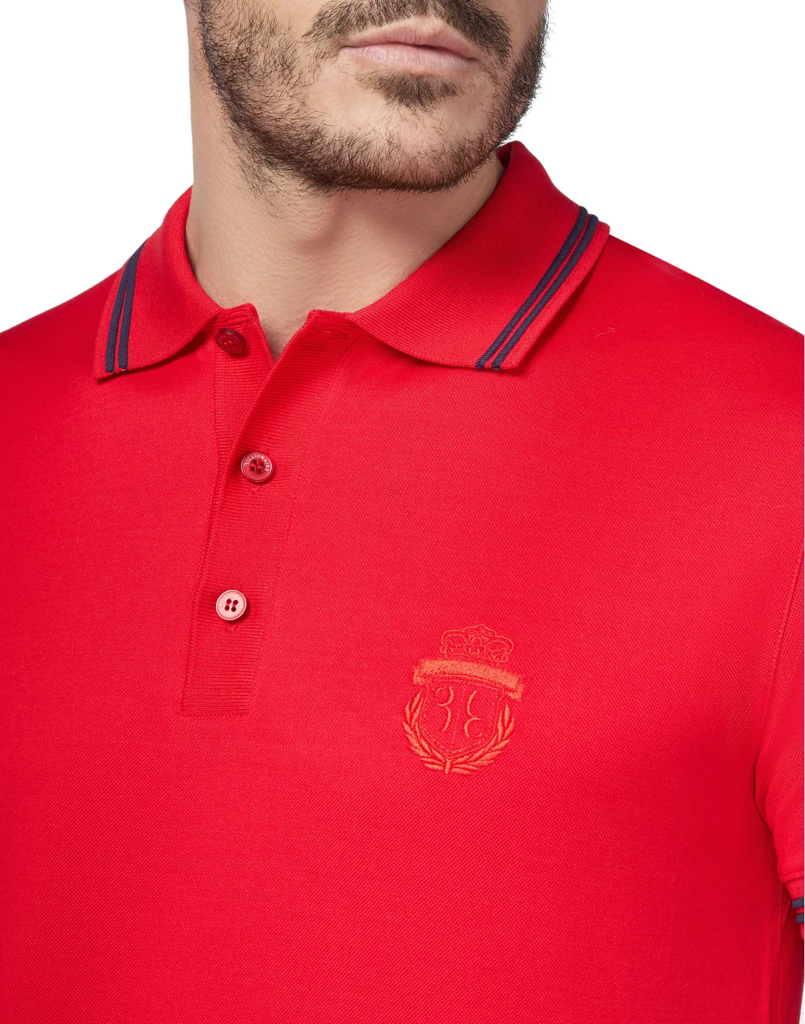 Polo shirt SS Crest, цвет: Красный