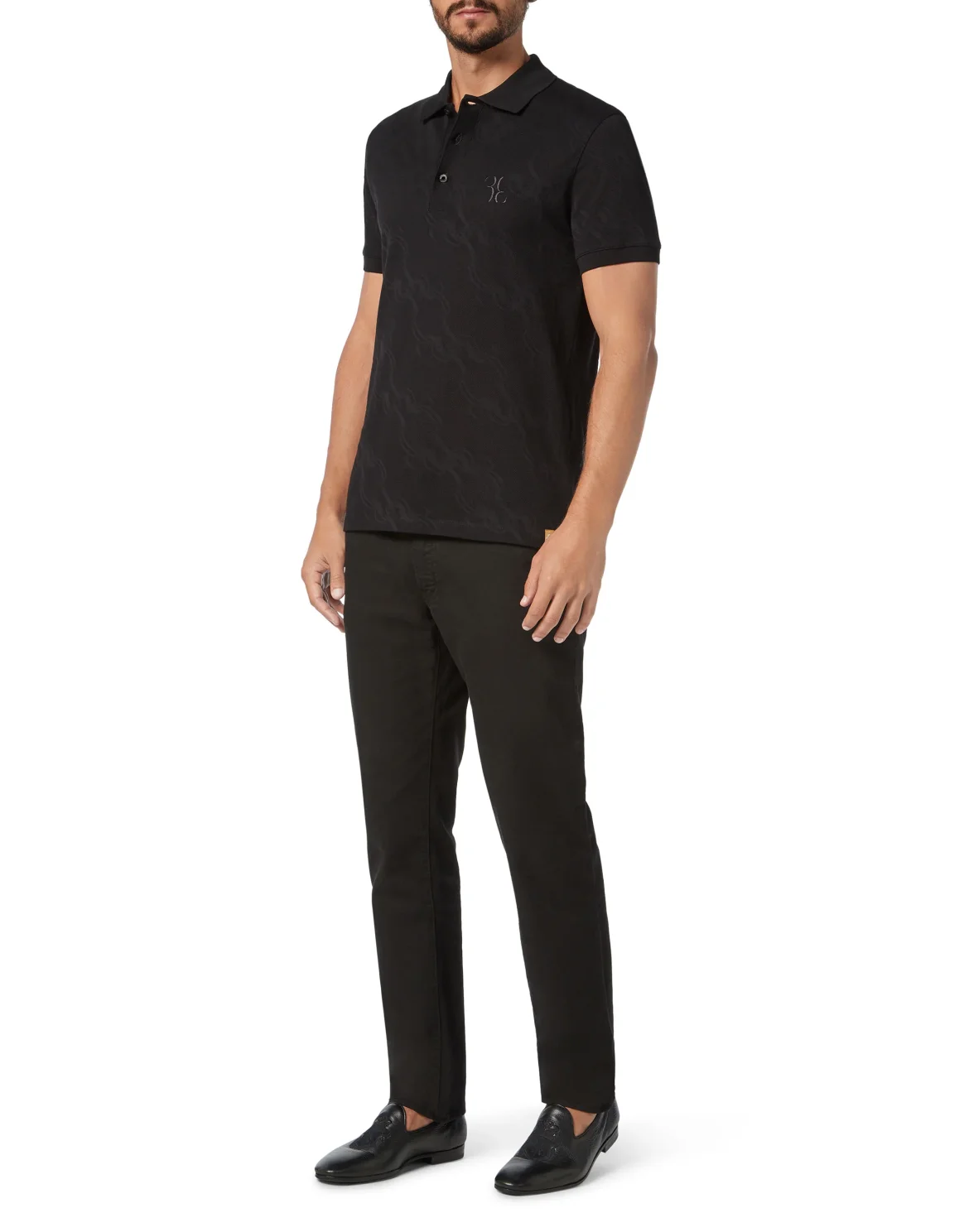 Polo shirt SS Double B, цвет: Черный